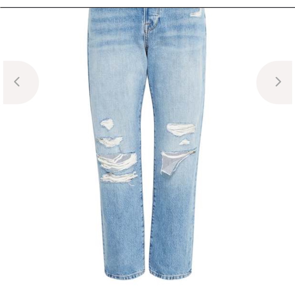 Frame Denim Light Blue Straight Leg Jeans